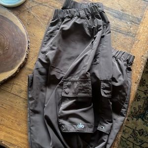Alo nylon brown cargos
